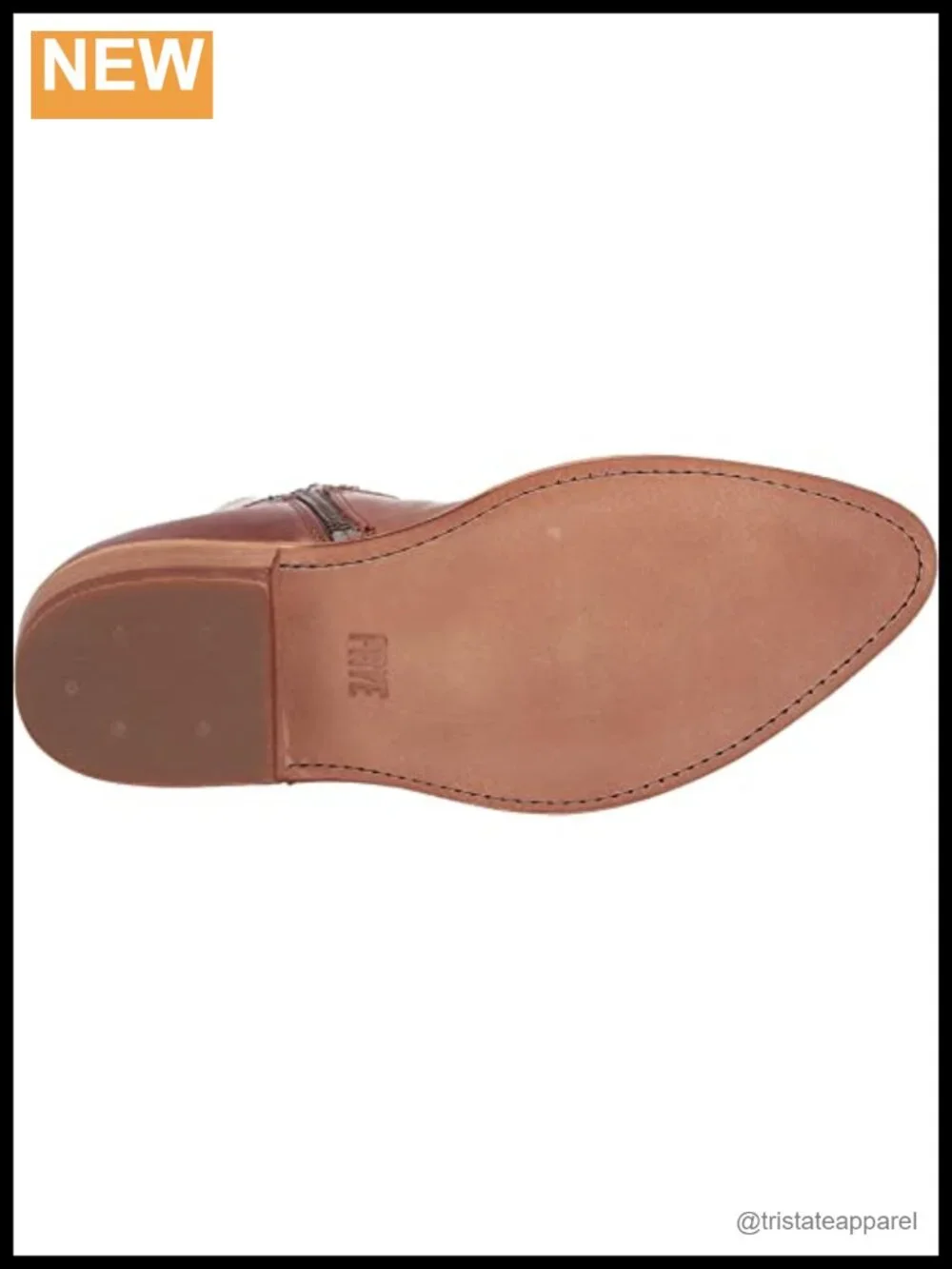 Frye Billy Inside Zip Ankle Booties Women's Antiqued Leather Low Heel Zip